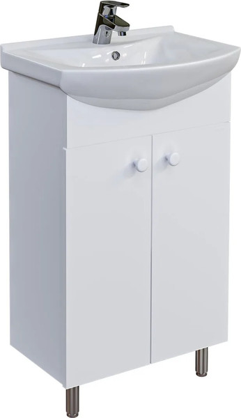 Изображение товара Комплект мебели для ванной Grossman Эко-60 / 106051-2 (белый)