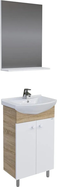 Изображение товара Комплект мебели для ванной Grossman Эко-60 / 106052-2 (комбинированный)