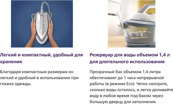 Изображение товара Утюг с парогенератором Philips PSG2000/20