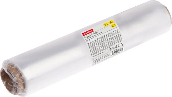 Изображение товара Пленка пищевая OfficeClean 0.3x200м 11мкм / 328659 (белый)
