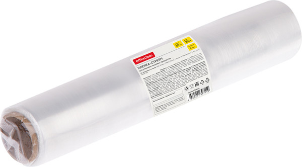 Изображение товара Пленка пищевая OfficeClean 0.3x100м 6мкм / 328656 (белый)
