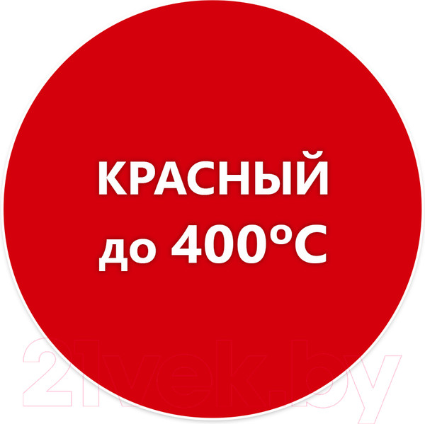 Изображение товара Эмаль Elcon Термостойкая до 400C (800г, красный)