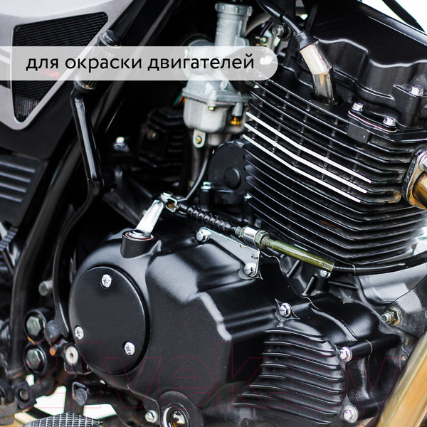 Изображение товара Эмаль Elcon Термостойкая до 1000C (800г, черный)