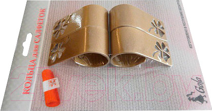 Изображение товара Набор колец для салфеток GALA KS005-GY (золото)