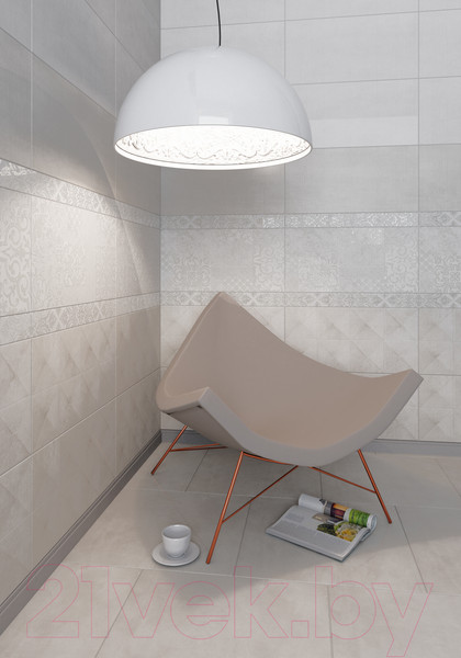 Изображение товара Декоративная плитка Beryoza Ceramica Лофт 1 серый (250x500)