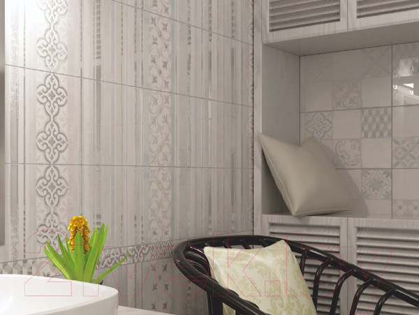 Изображение товара Декоративная плитка Beryoza Ceramica Сафи 1 серый (250x500)