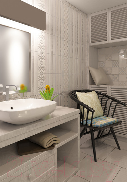 Изображение товара Декоративная плитка Beryoza Ceramica Сафи 1 серый (250x500)