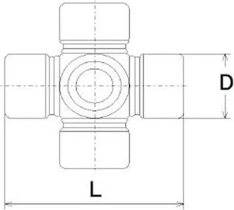 Изображение товара Крестовина карданной передачи Loebro U125