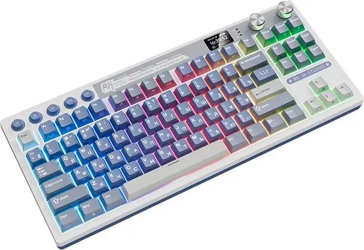 Изображение товара Клавиатура Royal Kludge RK M87 (Ocean Blue/Cream Switch)