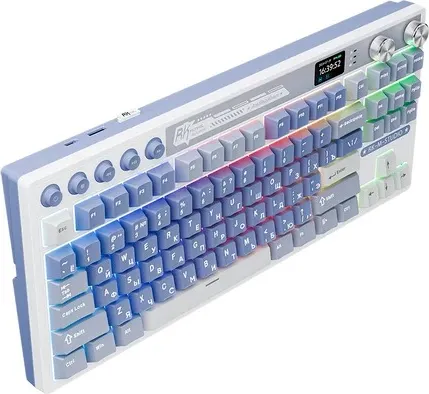 Изображение товара Клавиатура Royal Kludge RK M87 (Ocean Blue/Cream Switch)