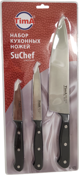Изображение товара Набор ножей TimA SuChef SC-ST3 (3шт)