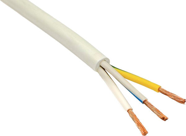 Изображение товара Провод силовой Автопровод ПВС-Т 2x4+1x4 (100м, белый)