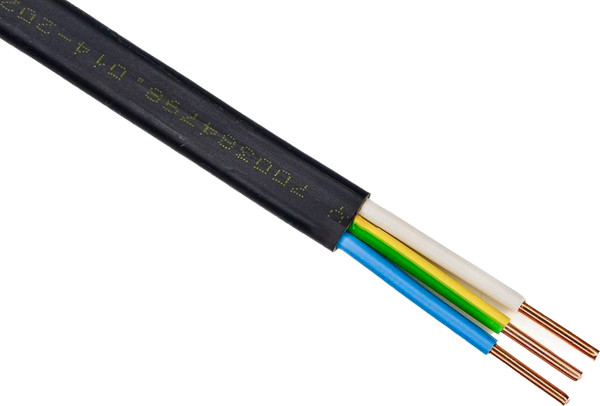 Изображение товара Кабель силовой Автопровод ВВГ- Пнг(А)-LS 3x6 - 0.66 (100м, черный)