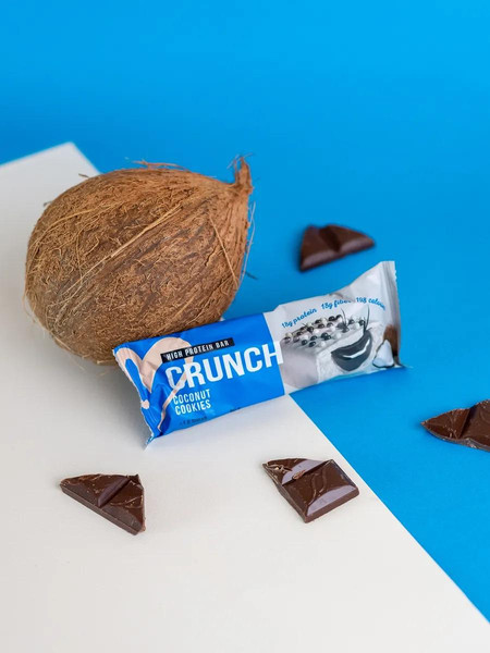 Изображение товара Набор протеиновых батончиков BootyBar Crunch Кокосовое печенье (16x60г)