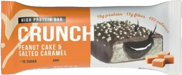 Изображение товара Набор протеиновых батончиков BootyBar Crunch Арахисовый пирог (16x60г)