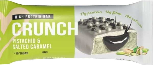 Изображение товара Набор протеиновых батончиков BootyBar Crunch Фисташка & Соленая карамель (16x60г)