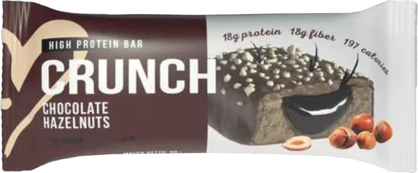 Изображение товара Набор протеиновых батончиков BootyBar Crunch Фундук в шоколаде (16x60г)