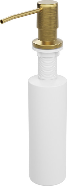 Изображение товара Мойка кухонная Roxen Snake 560220-60-GS PVD c коландером и дозатором (золото текстурное)