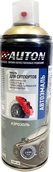 Изображение товара Эмаль автомобильная AUTON для суппортов ATN-A07645 (520мл, золотистый)