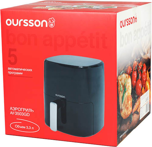 Изображение товара Аэрогриль Oursson AF3503GD/BL