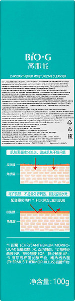 Изображение товара Пенка для умывания Bio-G Chrysanthemum с экстрактом хризантемы (100г)
