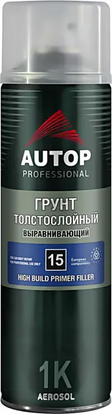 Эмаль автомобильная AUTOP №15 Толстослойная ATP-A07316 (650мл, черный) — фото 3