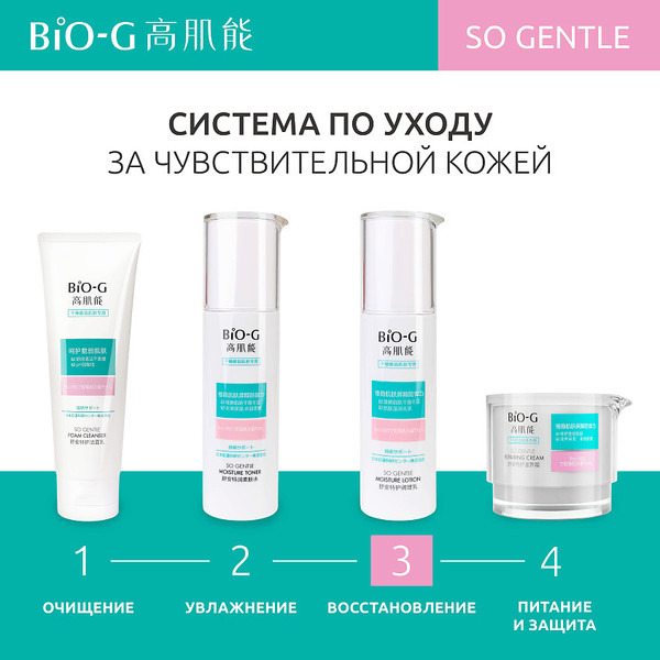 Изображение товара Лосьон для лица Bio-G So Gentle Увлажняющий (100мл)