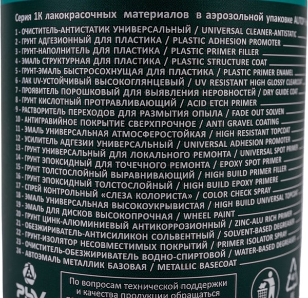 Изображение товара Антигравий AUTOP №10 ATP-A07320 (650мл, серый)