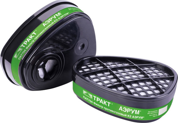 Изображение товара Фильтр для респиратора АЭРУМ К2 (2шт)