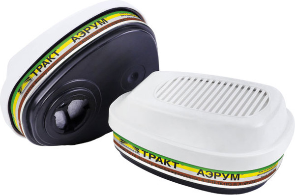 Изображение товара Фильтр для респиратора АЭРУМ 8006P3 А1В1Е1К1Р3 R (2шт)