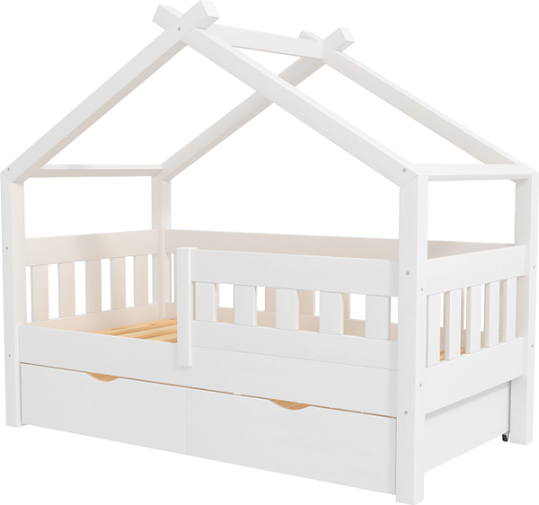 Изображение товара Кровать-тахта детская ФанДОК 80x160 Ф-141.22 (белый/с ложе)