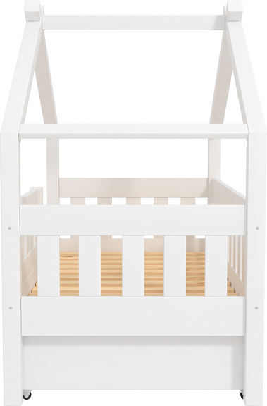 Изображение товара Кровать-тахта детская ФанДОК 80x160 Ф-141.22 (белый/с ложе)