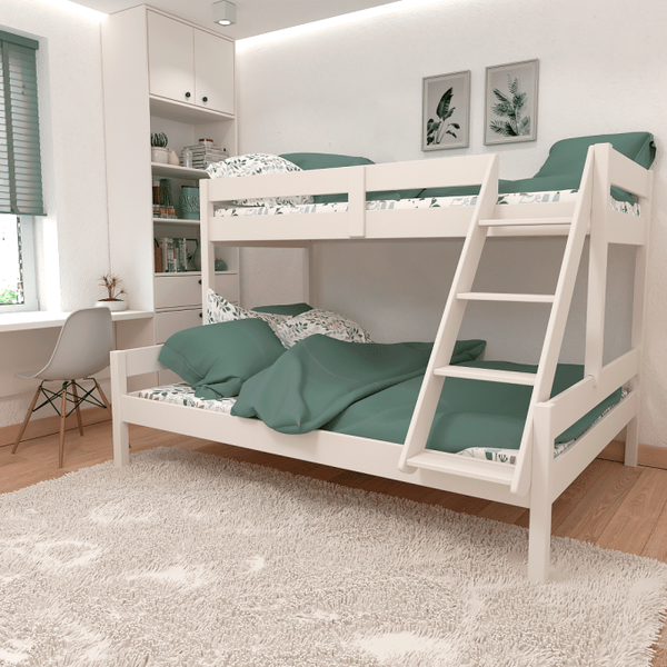 Изображение товара Двухъярусная кровать ФанДОК Ф-136.1 (белый)