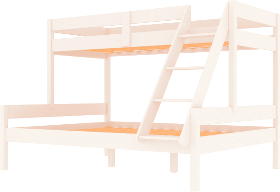 Изображение товара Двухъярусная кровать ФанДОК Ф-136.1 (белый)