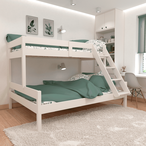 Изображение товара Двухъярусная кровать ФанДОК Ф-136.1 (белый)