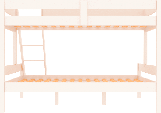 Изображение товара Двухъярусная кровать ФанДОК Ф-136.1 (белый)