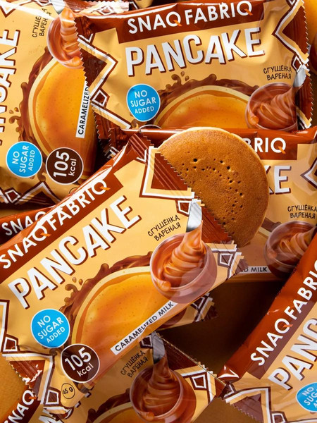 Изображение товара Набор протеиновых пирожных Snaq Fabriq Сгущенка вареная (10x45г)