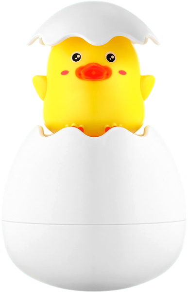 Изображение товара Игрушка для ванной ROXY-KIDS Яйцо-лейка. Цыпленок 2в1 / REGG-002 (желтый)