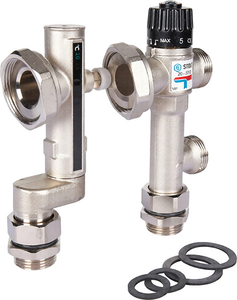 Изображение товара Насосно-смесительный узел коллектора Stout SDG-0120-005010 (без насоса)