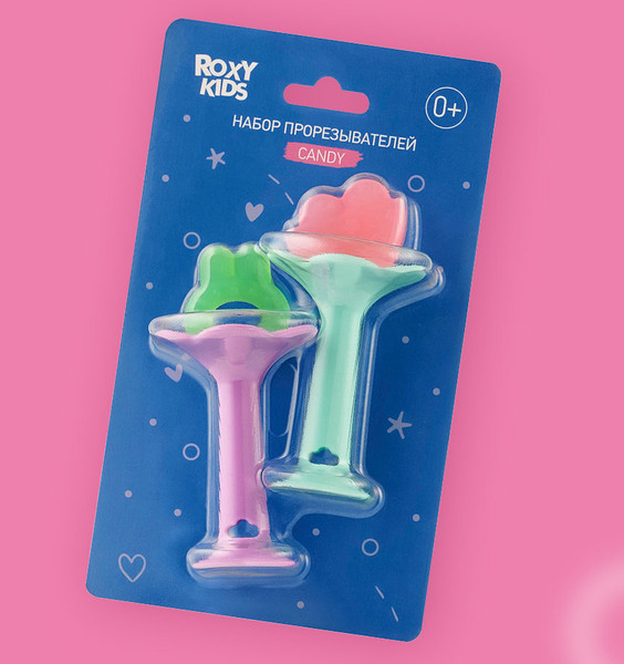 Изображение товара Набор прорезывателей для зубов ROXY-KIDS Candy / RST-005
