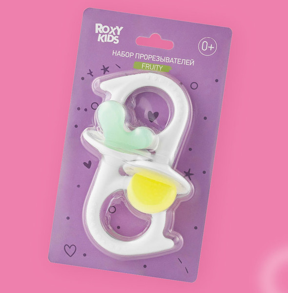 Изображение товара Набор прорезывателей для зубов ROXY-KIDS Fruity / RST-004