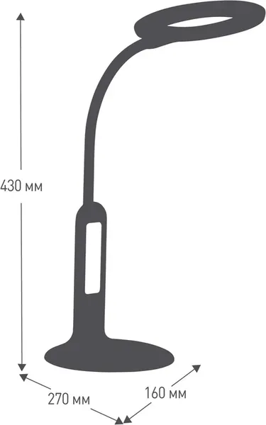 Изображение товара Настольная лампа Camelion KD-823 C02 (черный)