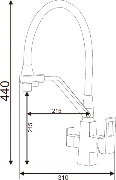 Изображение товара Смеситель Vieir V353525