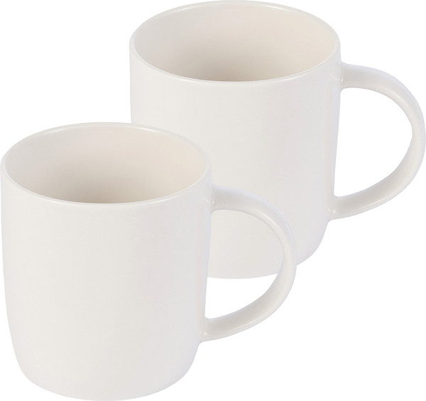 Изображение товара Набор кружек Gipfel Blanche 52671 (2шт, белый)