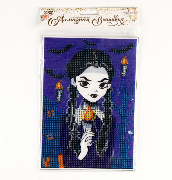 Изображение товара Набор алмазной вышивки Школа талантов Девочка с косичками / 9621494