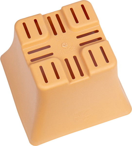 Изображение товара Вазон BOTANICA Block с поддоном (12x12x10см, оранжевый)