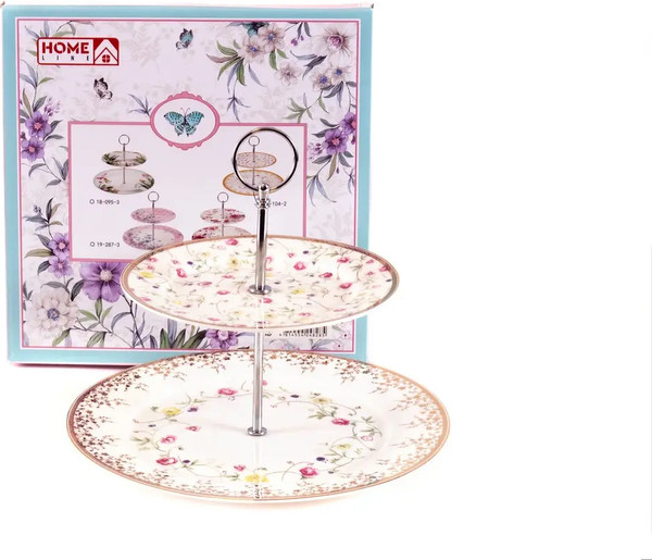 Изображение товара Ваза-этажерка Белбогемия 18-104-2 / 248285