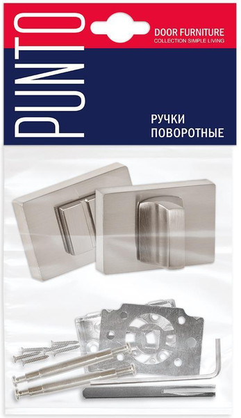 Изображение товара Фиксатор дверной защелки Punto BK6.K.QSL52 BL-24 (черный)