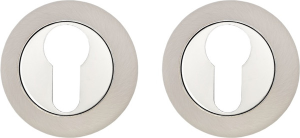 Изображение товара Накладка на цилиндр Basara ET 0701 SN/CP (сатин/хром)