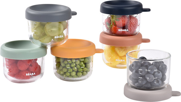 Изображение товара Набор контейнеров для детского питания Beaba Color Mix 914015 (150мл, 6шт)